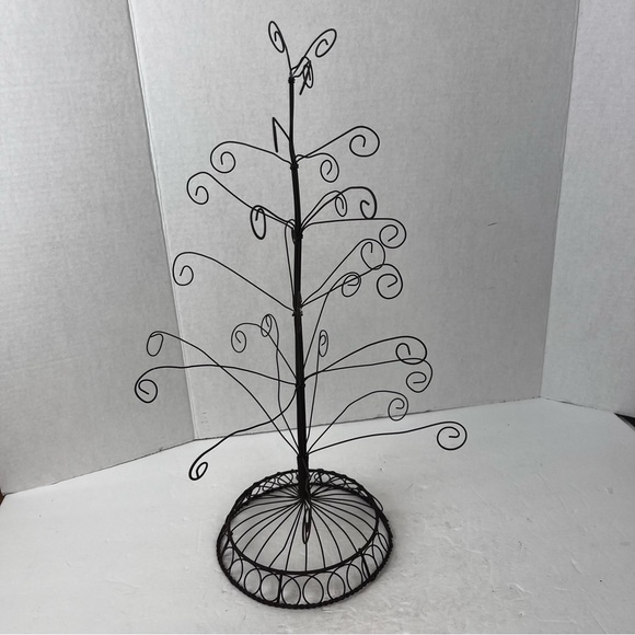 Vintage wire Christmas ornament display tree-Primitive Rustic - Picture 1 of 12